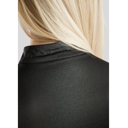 Polo de competición Montar Everly logo de cristal manga larga mujer Negro Polo de competición Montar Everly logo de cristal manga larga mujer Negro