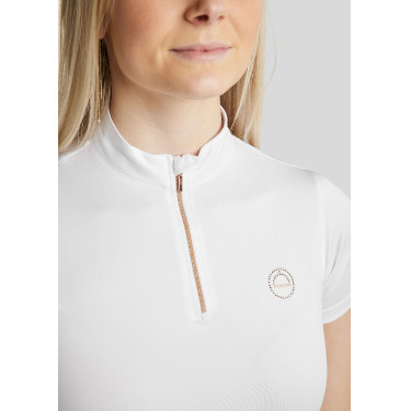 Polo Montar Everly Mon Tech mujer mangas cortas rosa dorado Polo Montar Everly Mon Tech mujer mangas cortas rosa dorado
