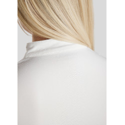 Polo de montar Everly Mon Tech para mujer de manga larga en rosa dorado Blanco