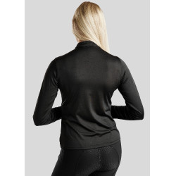 Polo de montar Everly Mon Tech para mujer de manga larga en rosa dorado Negro Polo de montar Everly Mon Tech para mujer de manga larga en rosa dorado Negro