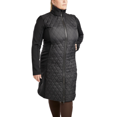 Chaqueta larga Montar MoQuinn híbrida acolchada Curve mujer