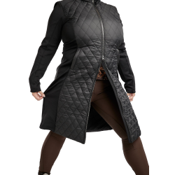 Chaqueta larga Montar MoQuinn híbrida acolchada Curve mujer