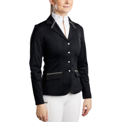 Chaqueta de concurso Montar MoGloria banda de caviar mujer Negro Chaqueta de concurso Montar MoGloria banda de caviar mujer Negro
