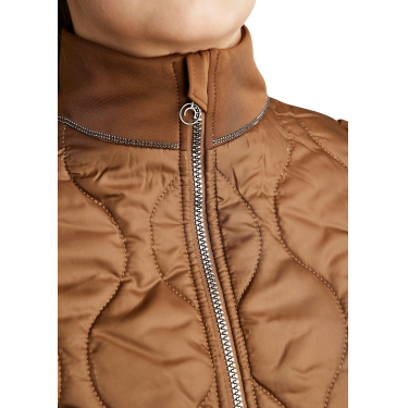 Chaqueta Híbrida Montar MoMary cristales gun metal mujer Caramelo Marrón