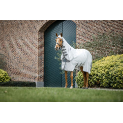 Cubierta antisarro Horseware Amigo Ripstop Plata / gris titanio / plata