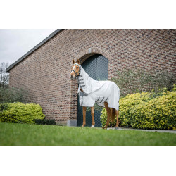 Cubierta antisarro Horseware Amigo Ripstop Plata / gris titanio / plata