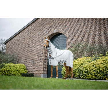 Cubierta antisarro Horseware Amigo Ripstop Plata / gris titanio / plata