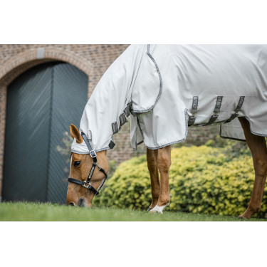 Cubierta antisarro Horseware Amigo Ripstop Plata / gris titanio / plata