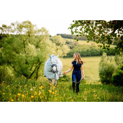 Cobertura anti-moscas Horseware Newmarket Plus Marine witney Azul marino Cobertura anti-moscas Horseware Newmarket Plus Marine witney Azul marino