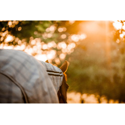 Cobertura anti-moscas Horseware Newmarket Plus Marine witney Azul marino Cobertura anti-moscas Horseware Newmarket Plus Marine witney Azul marino