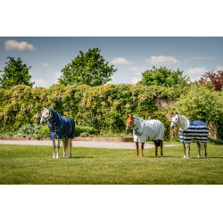 Cobertura anti-moscas Horseware Newmarket Plus Marine witney Azul marino Cobertura anti-moscas Horseware Newmarket Plus Marine witney Azul marino