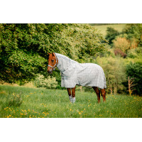 Cobertura anti-moscas Horseware Newmarket Plus Carbón de leña Witney Gris