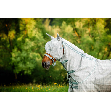 Cobertura anti-moscas Horseware Newmarket Plus Carbón de leña Witney Gris Cobertura anti-moscas Horseware Newmarket Plus Carbón de leña Witney Gris
