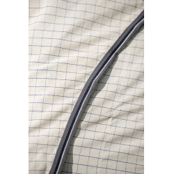 Cubre-moscas Horseware Rambo Optimo Supreme Summer Sheet Plus CarreauxMarine / gris orage / argent Motifs