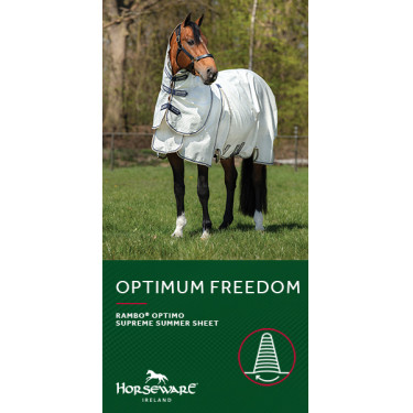 Cubre-moscas Horseware Rambo Optimo Supreme Summer Sheet Plus Cubre-moscas Horseware Rambo Optimo Supreme Summer Sheet Plus