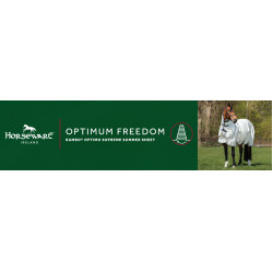 Cubre-moscas Horseware Rambo Optimo Supreme Summer Sheet Plus CarreauxMarine / gris orage / argent Motifs