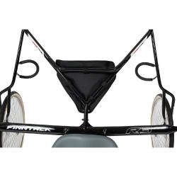 Sulky poní Finn-Tack R3 QH vcon cuadro para varales en acero Negro