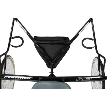 Sulky poní Finn-Tack R3 QH vcon cuadro para varales en acero Negro