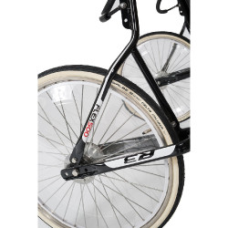 Sulky poní Finn-Tack R3 QH vcon cuadro para varales en acero Negro