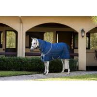 Manta de cuadra Horseware Amigo Ripstop Insulator Plus 550g Marino / gris titanio