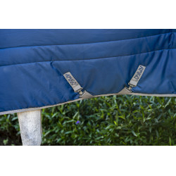Manta de cuadra Horseware Amigo Ripstop Insulator Plus 550g Marino / gris titanio Azul marino