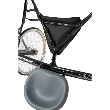 Sulky poní Finn-Tack R3 QH vcon cuadro para varales en acero Negro