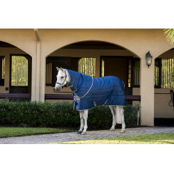 Manta de cuadra Horseware Amigo Ripstop Insulator Plus Poni 200 g Marino / gris titanio Azul marino Manta de cuadra Horseware Amigo Ripstop Insulator Plus Poni 200 g Marino / gris titanio Azul marino