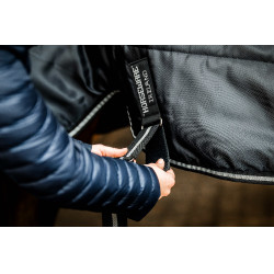 Manta de cuadra Horseware Easy-Layer Plus 400g Negro / negro / plata Manta de cuadra Horseware Easy-Layer Plus 400g Negro / negro / plata
