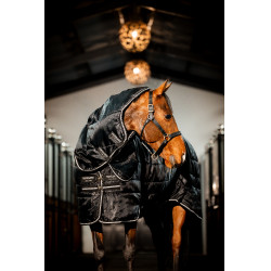 Manta de cuadra Horseware Easy-Layer Plus 400g Negro / negro / plata Manta de cuadra Horseware Easy-Layer Plus 400g Negro / negro / plata