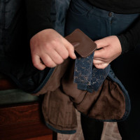 Cepillo para limpiar los velcros Grooming Deluxe Beige