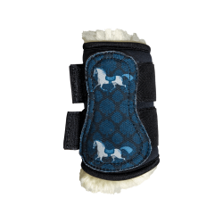 Gueteras Kentucky borrego vegano motivo caballo negro