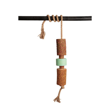Juguete de madera relajante Grooming Deluxe con piedra de sal Juguete de madera relajante Grooming Deluxe con piedra de sal