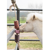 Juguete de madera relajante Grooming Deluxe con piedra de sal Vía respiratoria Juguete de madera relajante Grooming Deluxe con piedra de sal Vía respiratoria