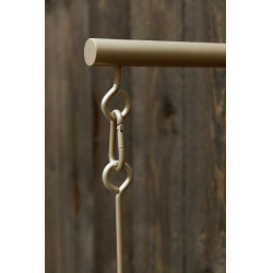 Soporte para cabezadas Grooming Deluxe de 4 brazos con fijación mural Oro Soporte para cabezadas Grooming Deluxe de 4 brazos con fijación mural Oro