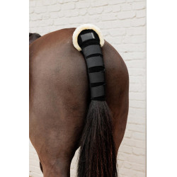 Protector de cola Kentucky borreguillo Negro