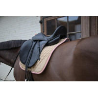 Manta de montar Kentucky Softshell Onion Quilt Dressage Beige