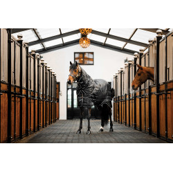 Manta de cuadra Horseware Easy-Layer Plus 400g Negro / negro / plata Manta de cuadra Horseware Easy-Layer Plus 400g Negro / negro / plata