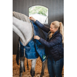 Manta de cuadra Horseware Ionic Therapy 50g Bleu imperial / argent /Marine Azul Manta de cuadra Horseware Ionic Therapy 50g Bleu imperial / argent /Marine Azul