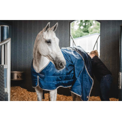 Manta de cuadra Horseware Ionic Therapy 50g Bleu imperial / argent /Marine Azul Manta de cuadra Horseware Ionic Therapy 50g Bleu imperial / argent /Marine Azul