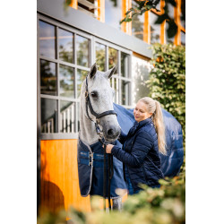 Manta de cuadra Horseware Ionic Therapy 50g Bleu imperial / argent /Marine Azul Manta de cuadra Horseware Ionic Therapy 50g Bleu imperial / argent /Marine Azul