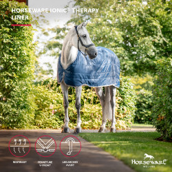 Manta de cuadra Horseware Ionic Therapy 50g Bleu imperial / argent /Marine Azul Manta de cuadra Horseware Ionic Therapy 50g Bleu imperial / argent /Marine Azul