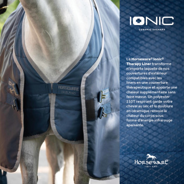 Manta de cuadra Horseware Ionic Therapy 50g Manta de cuadra Horseware Ionic Therapy 50g