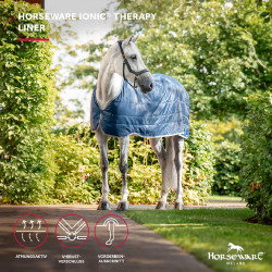 Manta de cuadra Horseware Ionic Therapy 50g Bleu imperial / argent /Marine Azul Manta de cuadra Horseware Ionic Therapy 50g Bleu imperial / argent /Marine Azul
