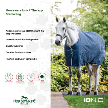 Manta de cuadra Horseware Ionic Therapy 50g Manta de cuadra Horseware Ionic Therapy 50g