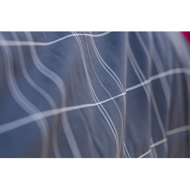 Manta de cuadra Horseware Rhino Poney 250g VL Negro / cuadros blanco gris