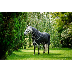 Manta de Exterior Amigo® Bravo 12 Plus (Ligera 100g) Negro / gris titanio / plata