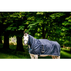 Cubretrabajo impermeable Horseware Newmarket Marine witney Azul marino