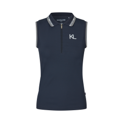 Polo sin mangas Kingsland KLNaira de malla piqué para mujer