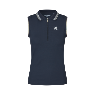Polo sin mangas Kingsland KLNaira de malla piqué para mujer