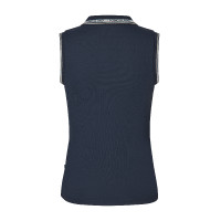 Polo sin mangas Kingsland KLNaira de malla piqué para mujer Marino Azul marino